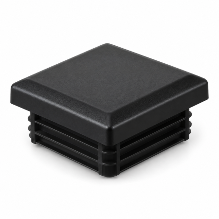Capac negru pentru stalp de gard 35 x 35 mm